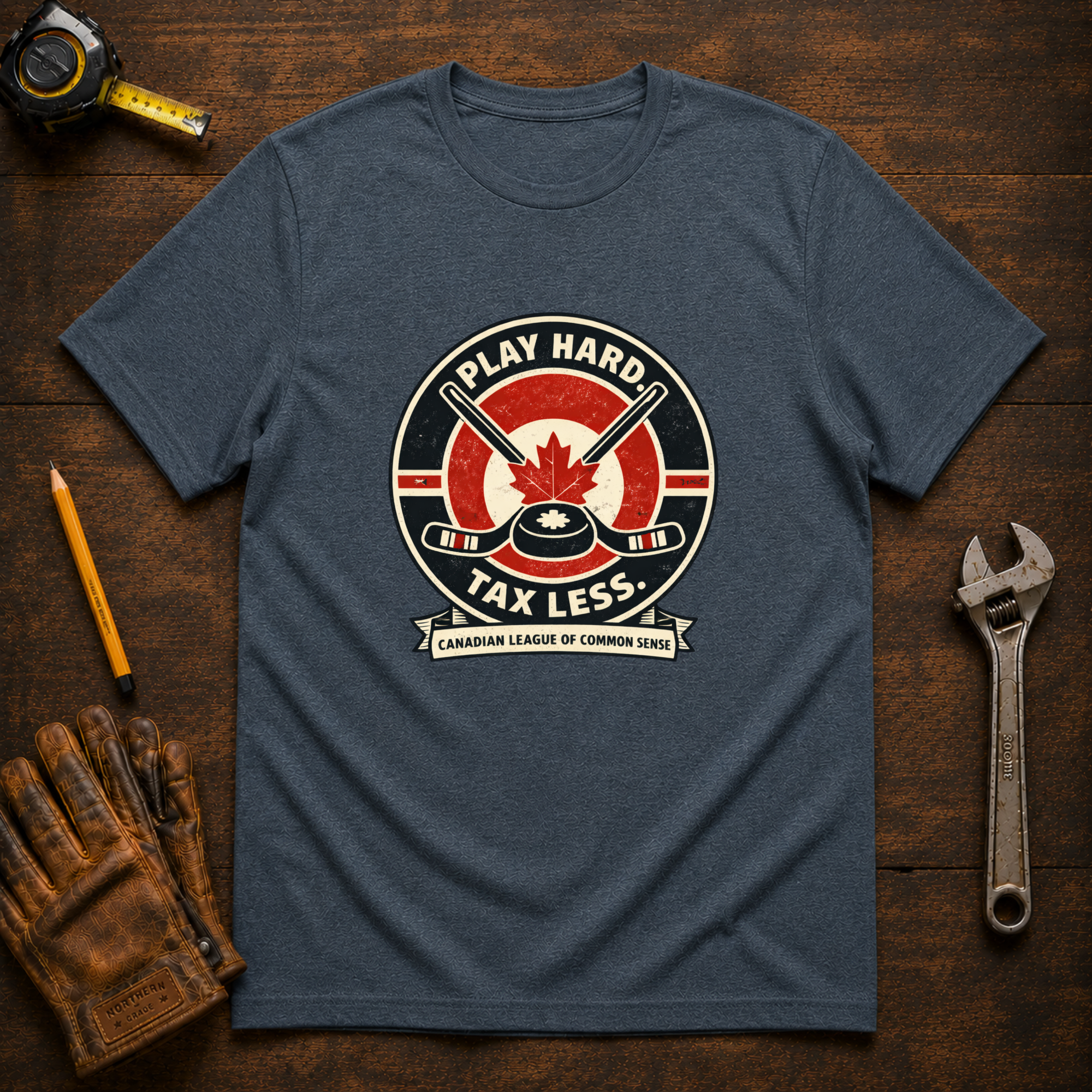 Play Hard Tax Less Tee