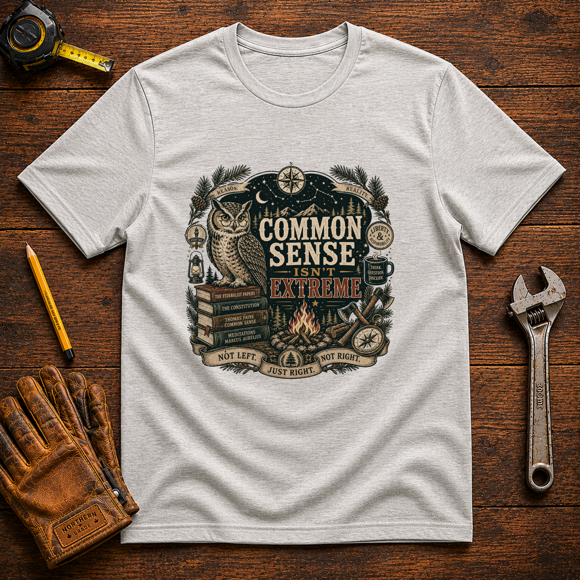Common Sense Not Extreme Tee