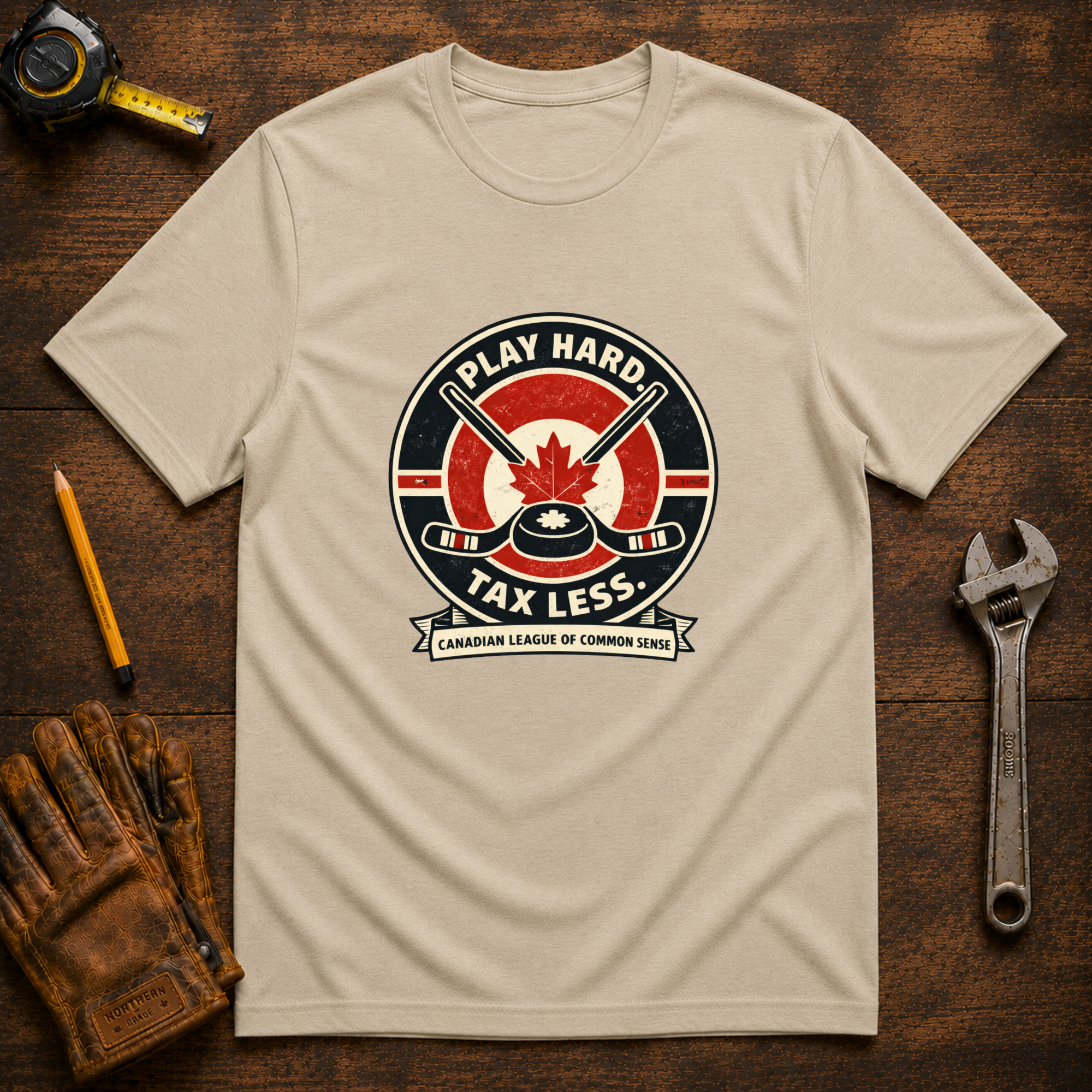 Play Hard Tax Less Tee