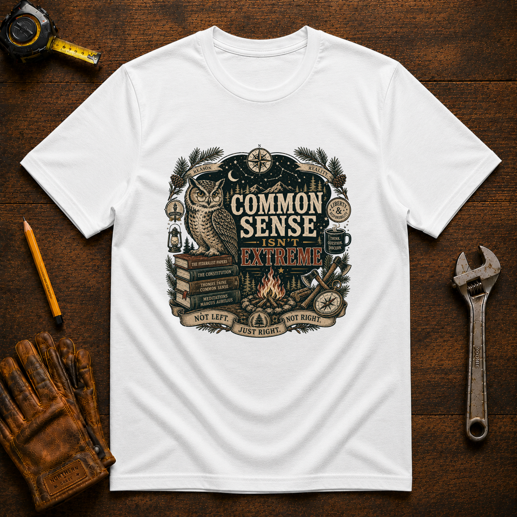 Common Sense Not Extreme Tee